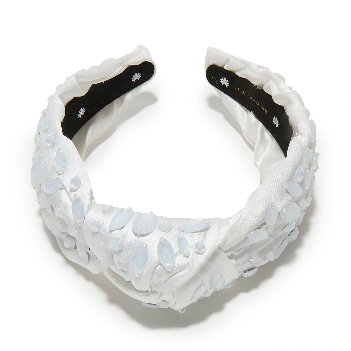 Lele Sadoughi HEADBANDS IVORY MARCHESA NOTTE BRIDAL X KNOTTED HEADBAND