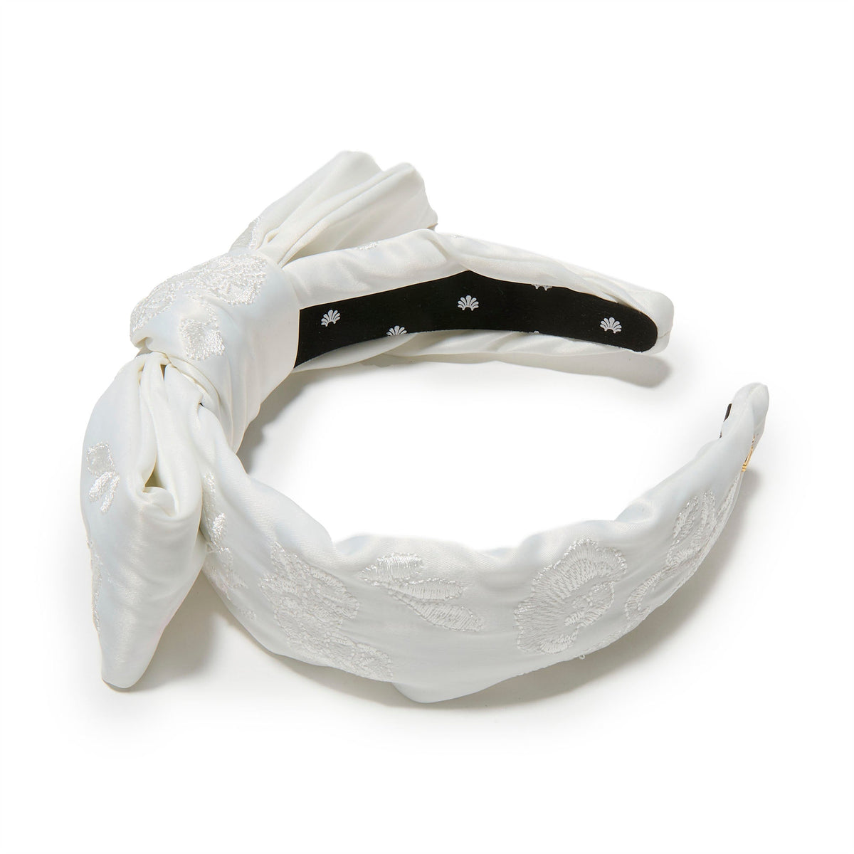 Lele Sadoughi HEADBANDS IVORY MARCHESA NOTTE BRIDAL X LELE SADOUGHI EMBROIDERED LACE HOLLY HEADBAND