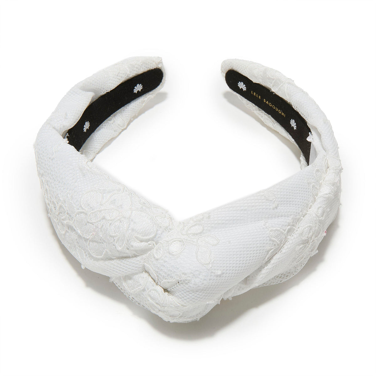 Lele Sadoughi HEADBANDS IVORY MARCHESA NOTTE BRIDAL X LELE SADOUGHI LACE MARLENE HEADBAND
