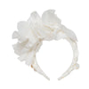 Lele Sadoughi HEADBANDS IVORY PEONY FLORAL BOUQUET HEADBAND