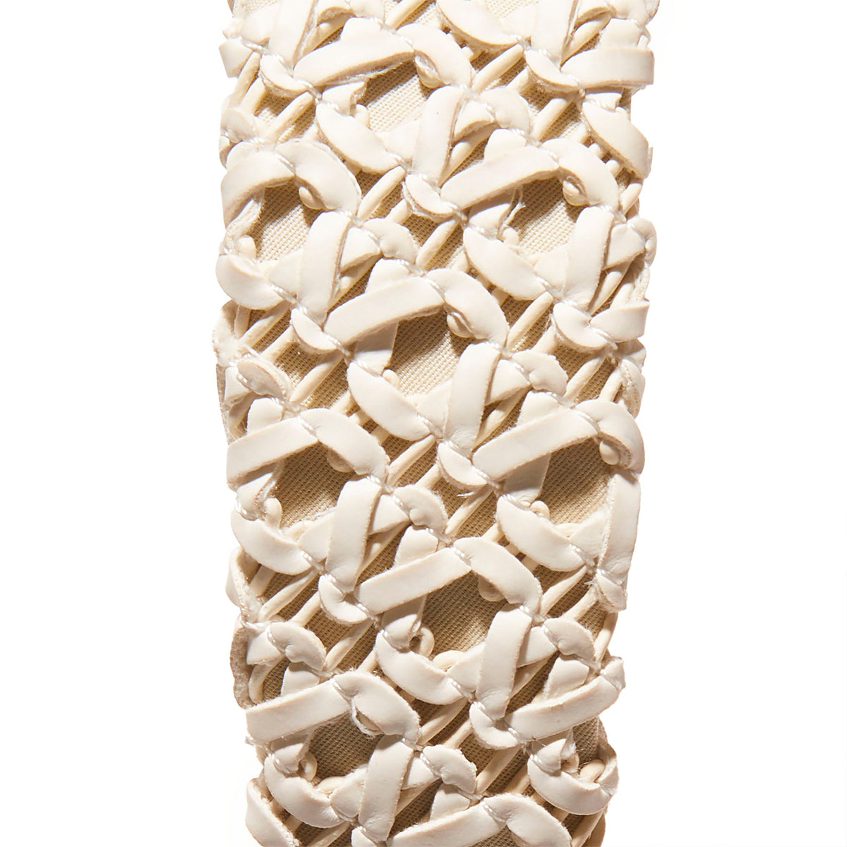 Lele Sadoughi HEADBANDS IVORY RAFFIA BESSETTE HEADBAND