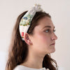 Lele Sadoughi HEADBANDS IVORY THE NURSERY ALICE KNOTTED HEADBAND