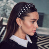 Lele Sadoughi HEADBANDS JET ALICE POLKA DOT HEADBAND