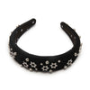 Lele Sadoughi HEADBANDS JET ALICE STAR OF DAVID EMBELLISHED HEADBAND