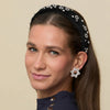 Lele Sadoughi HEADBANDS JET ALICE STAR OF DAVID EMBELLISHED HEADBAND