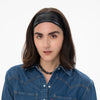 Lele Sadoughi HEADBANDS JET AUDREY FAUX LEATHER HEADBAND