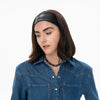 Lele Sadoughi HEADBANDS JET AUDREY FAUX LEATHER HEADBAND