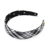 Lele Sadoughi HEADBANDS JET BESSETTE PLAID HEADBAND