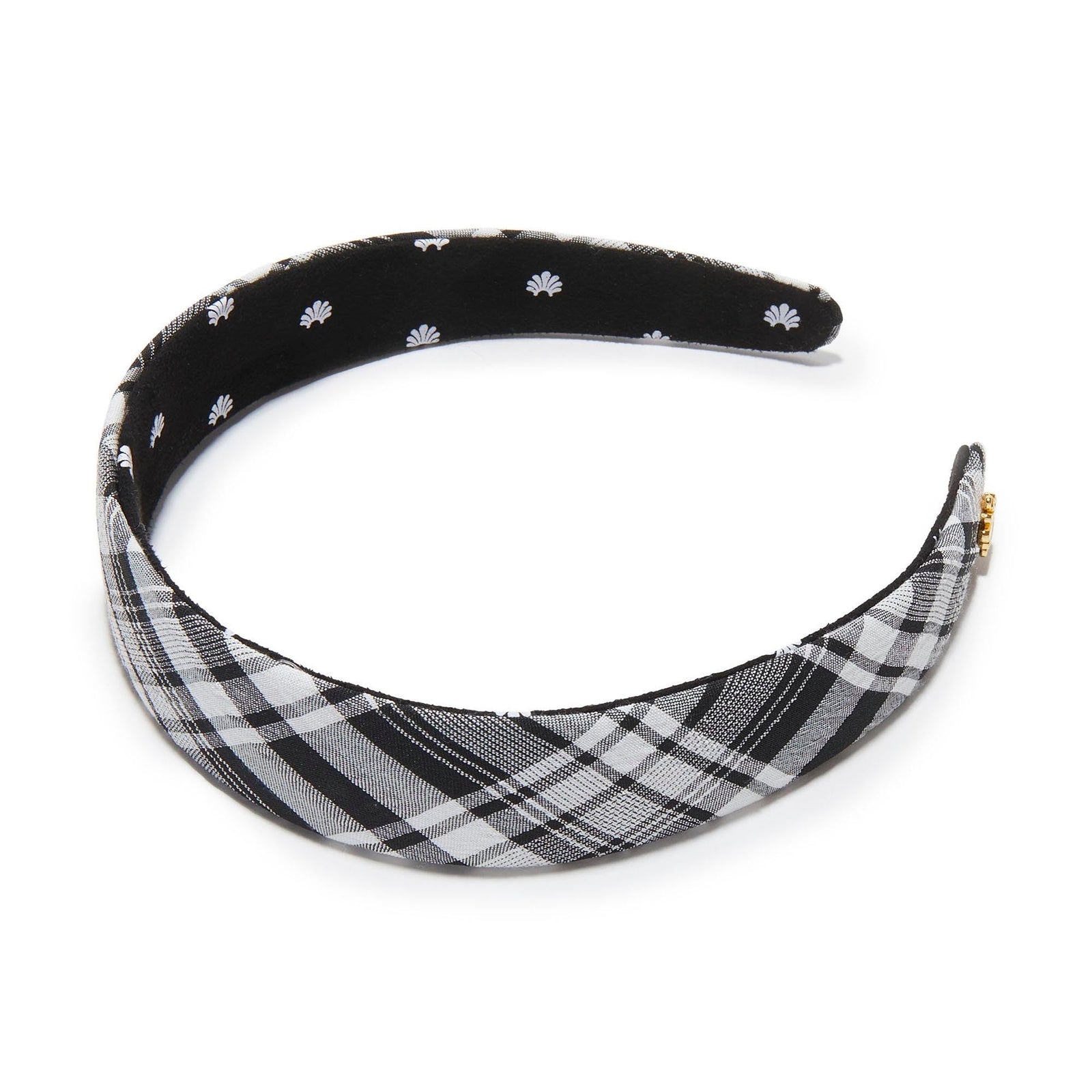Lele Sadoughi HEADBANDS JET BESSETTE PLAID HEADBAND