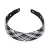Lele Sadoughi HEADBANDS JET BESSETTE PLAID HEADBAND