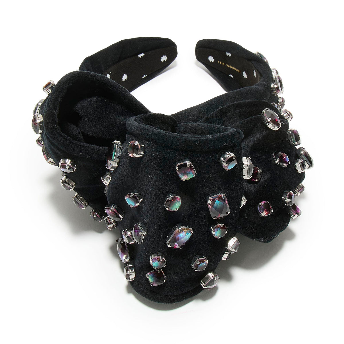 Lele Sadoughi HEADBANDS JET CRAWFORD CRYSTAL CELEBRATION HEADBAND
