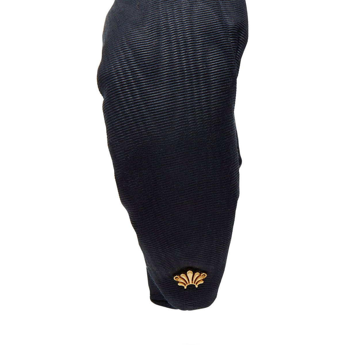 Lele Sadoughi HEADBANDS JET CRAWFORD MOIRE HEADBAND