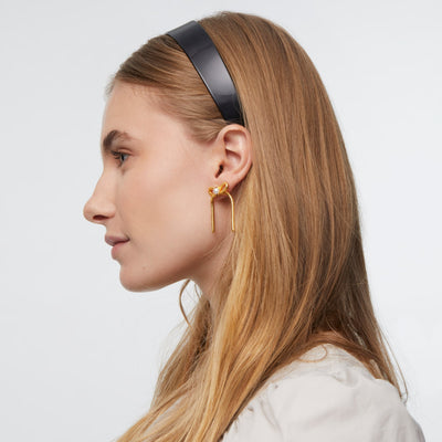 Lele Sadoughi HEADBANDS JET EMMA ACETATE HEADBAND