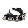 Lele Sadoughi HEADBANDS JET HOLLY FLORAL JACQUARD HEADBAND