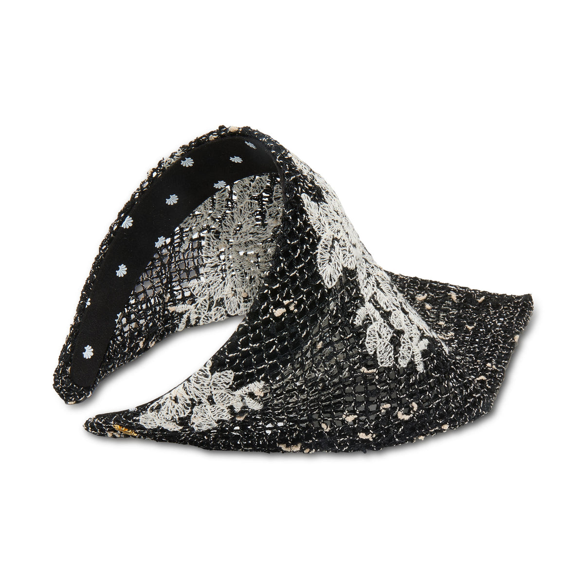 Lele Sadoughi HEADBANDS JET JACKIE LACE HEADBAND