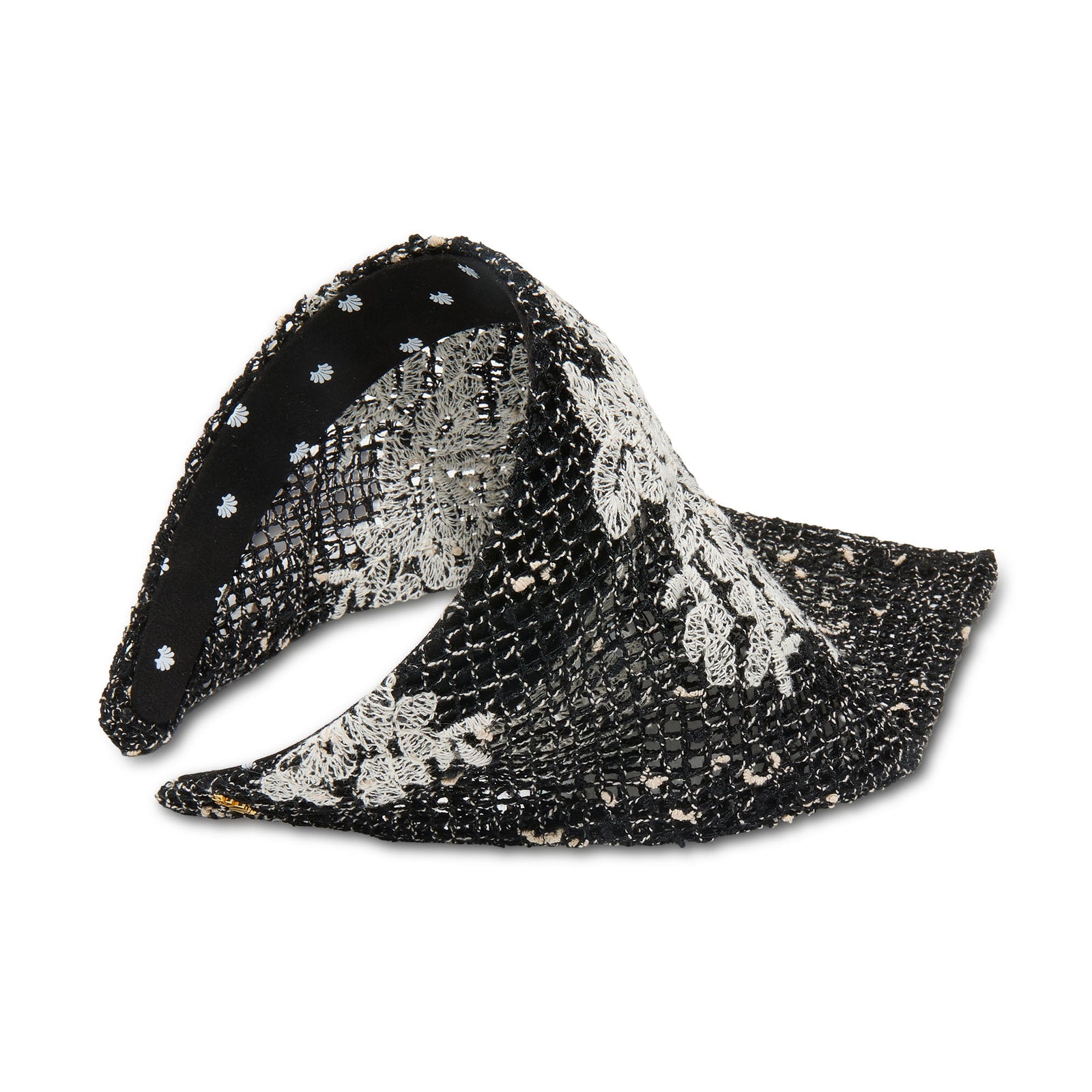 Lele Sadoughi HEADBANDS JET JACKIE LACE HEADBAND