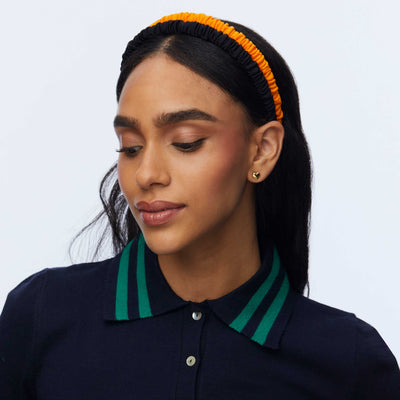 Lele Sadoughi HEADBANDS JET JESSIE NEOPRENE HEADBAND