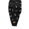 Lele Sadoughi HEADBANDS JET JEWELED KNOTTED HEADBAND