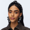 Lele Sadoughi HEADBANDS JET JEWELED KNOTTED HEADBAND