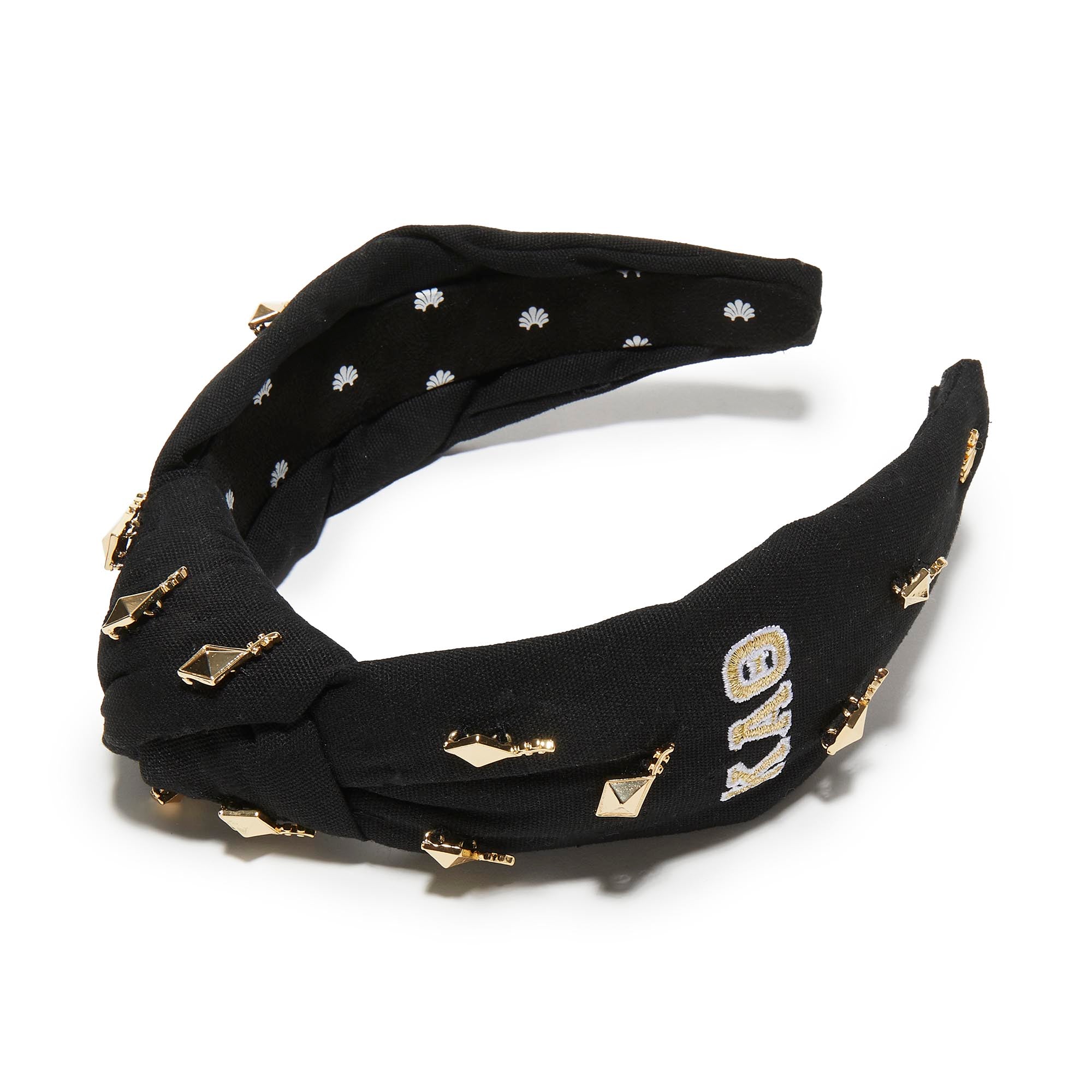 LELE SADOUGHI HEADBANDS JET KAPPA ALPHA THETA KNOTTED HEADBAND