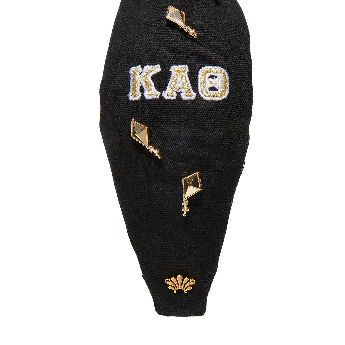 LELE SADOUGHI HEADBANDS JET KAPPA ALPHA THETA KNOTTED HEADBAND