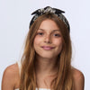 Lele Sadoughi HEADBANDS JET KIDS BOWTIE FLORAL JACQUARD HEADBAND