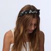 Lele Sadoughi HEADBANDS JET KIDS BOWTIE FLORAL JACQUARD HEADBAND