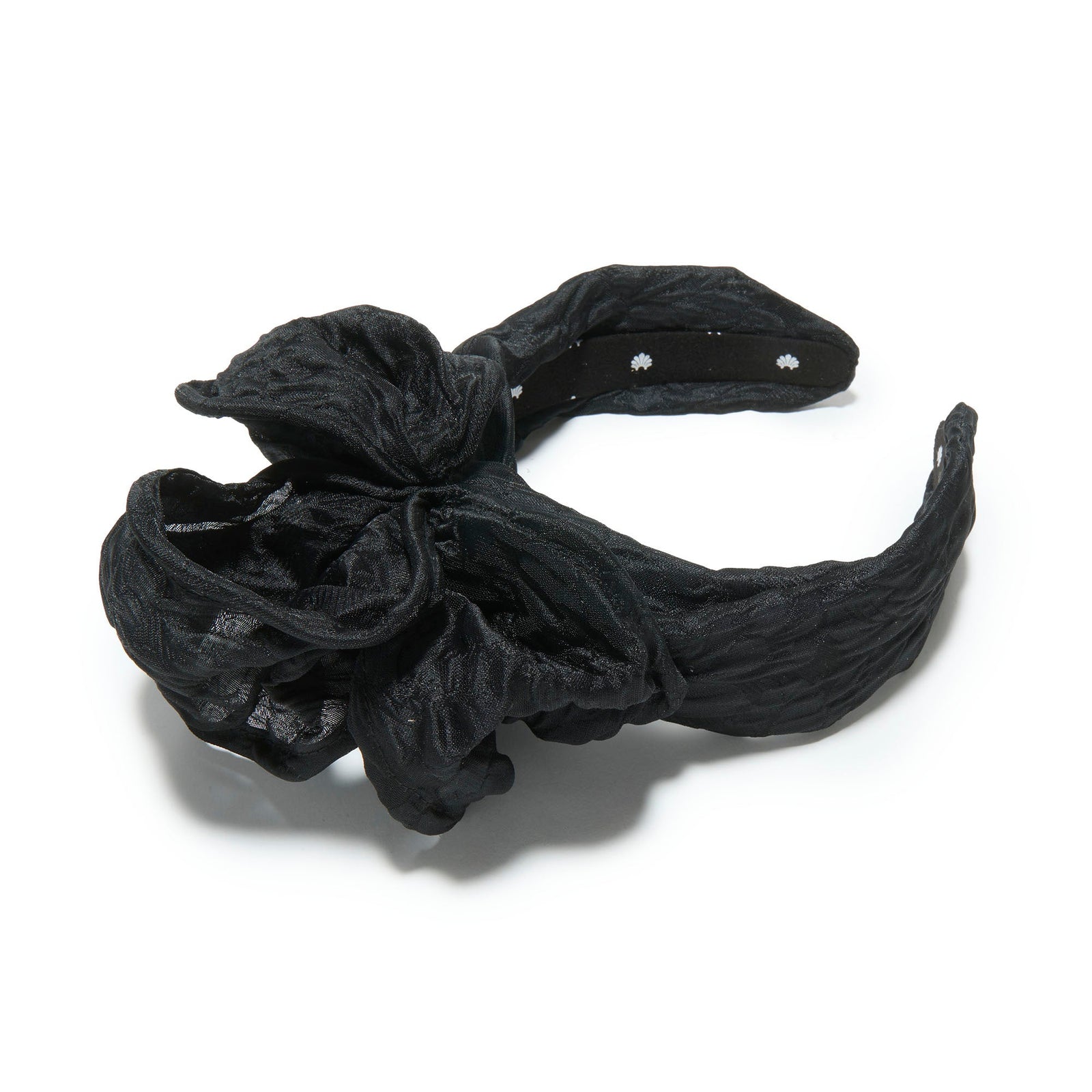 Lele Sadoughi HEADBANDS JET MARCHESA NOTTE x LELE SADOUGHI CLOQUE CRAWFORD HEADBAND