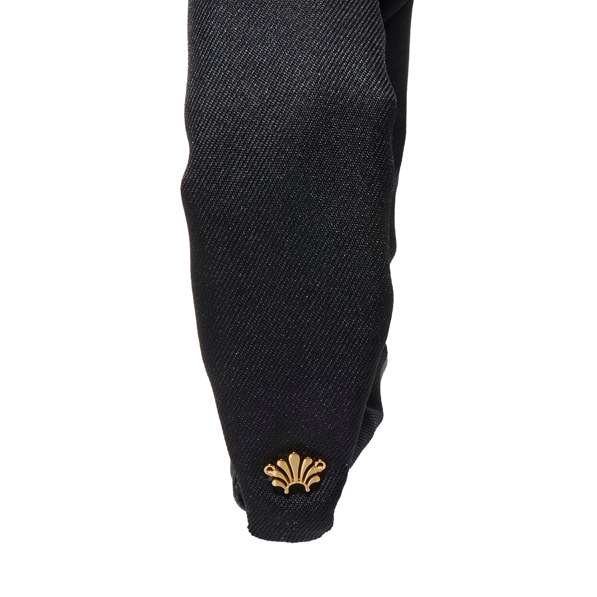 Lele Sadoughi HEADBANDS JET ROSETTE HEADBAND