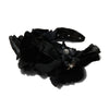 Lele Sadoughi HEADBANDS JET VELVET FLORAL CRAWFORD HEADBAND