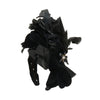 Lele Sadoughi HEADBANDS JET VELVET FLORAL CRAWFORD HEADBAND