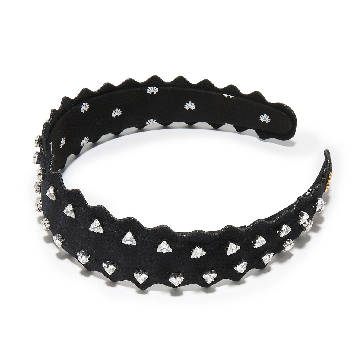 Lele Sadoughi HEADBANDS JET WAVY BESSETTE SWAROVSKI HEADBAND