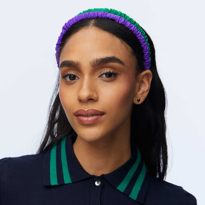 Lele Sadoughi HEADBANDS KELLY GREEN JESSIE NEOPRENE HEADBAND