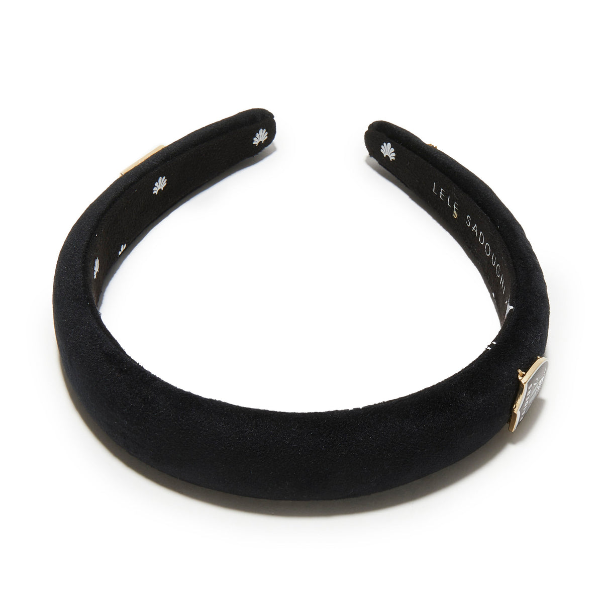 Lele Sadoughi HEADBANDS LAS VEGAS RAIDERS LELE X NFL JET CHARLOTTE HEADBAND *PRE-ORDER*