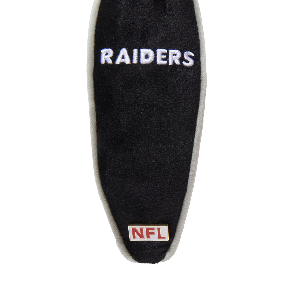 Lele Sadoughi HEADBANDS LAS VEGAS RAIDERS LELE X NFL JET EMBROIDERED KNOTTED HEADBAND