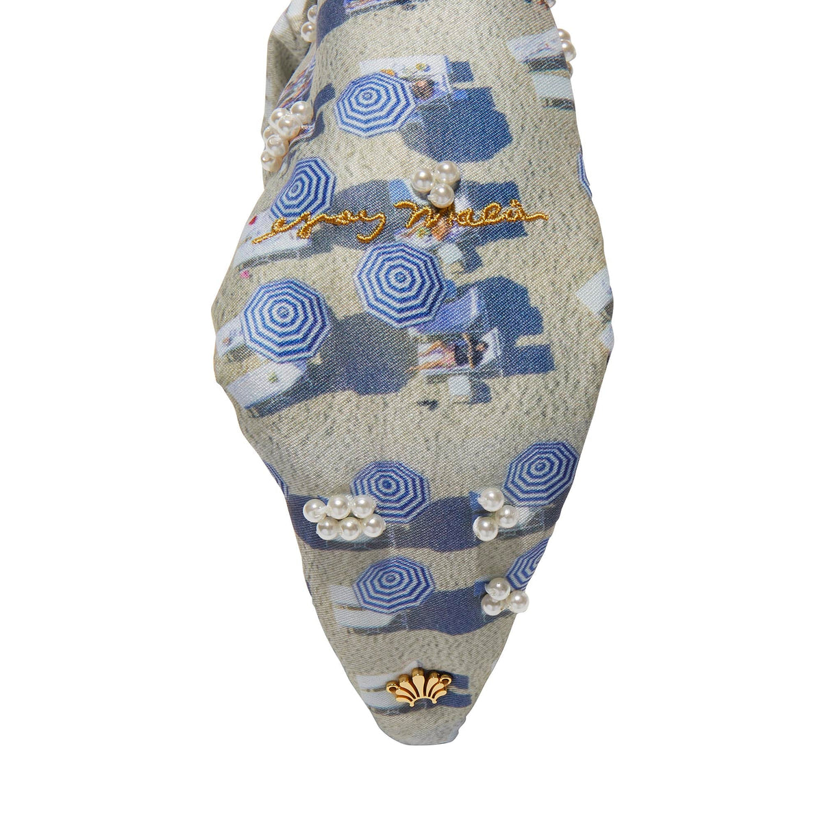 LELE SADOUGHI HEADBANDS LELE SADOUGHI X GRAY MALIN GRETA MIAMI HEADBAND