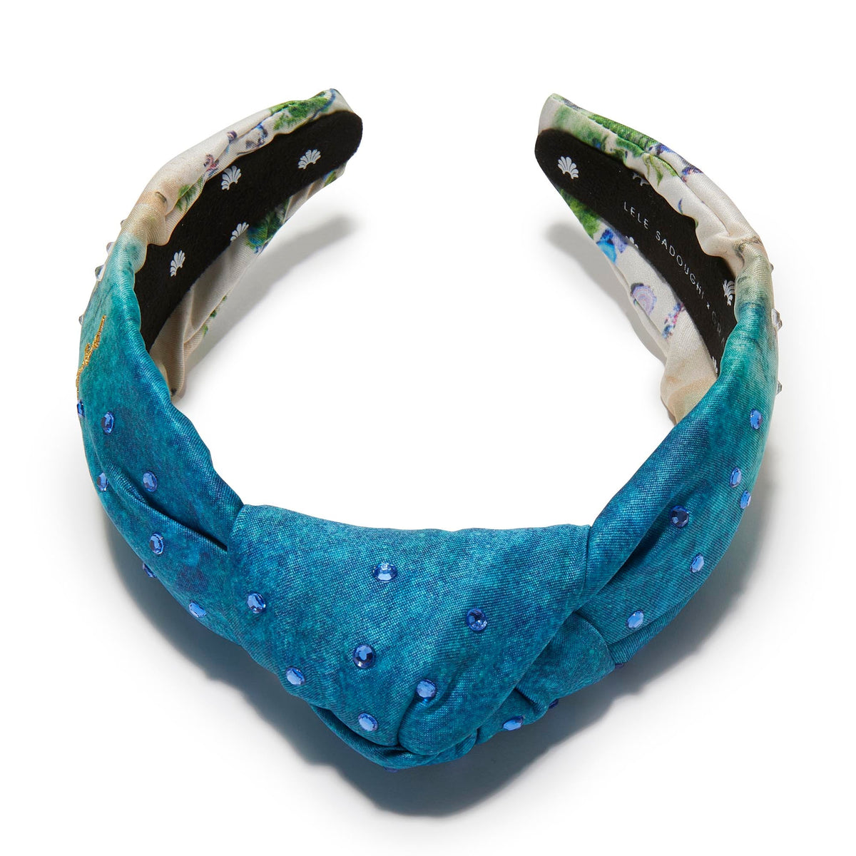 LELE SADOUGHI HEADBANDS LELE SADOUGHI X GRAY MALIN KNOTTED MAUI HEADBAND