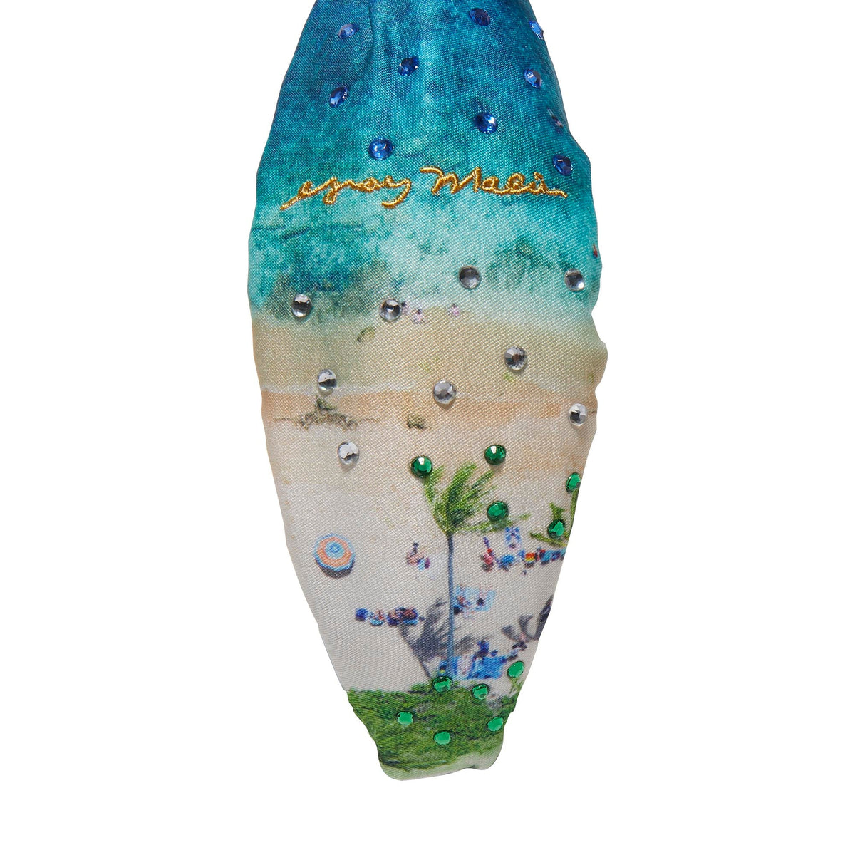 LELE SADOUGHI HEADBANDS LELE SADOUGHI X GRAY MALIN KNOTTED MAUI HEADBAND