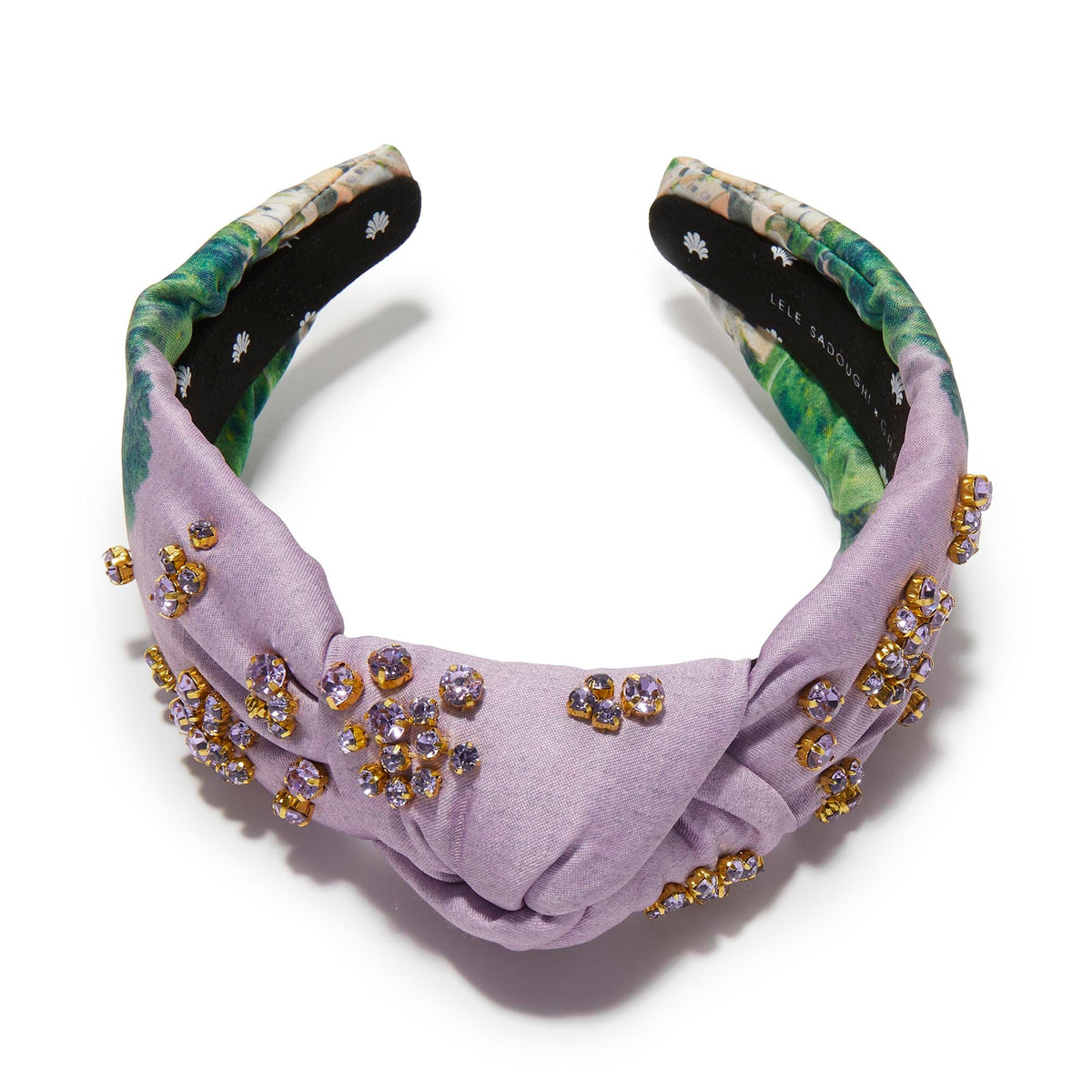 LELE SADOUGHI HEADBANDS LELE SADOUGHI X GRAY MALIN KNOTTED PROVENCE HEADBAND