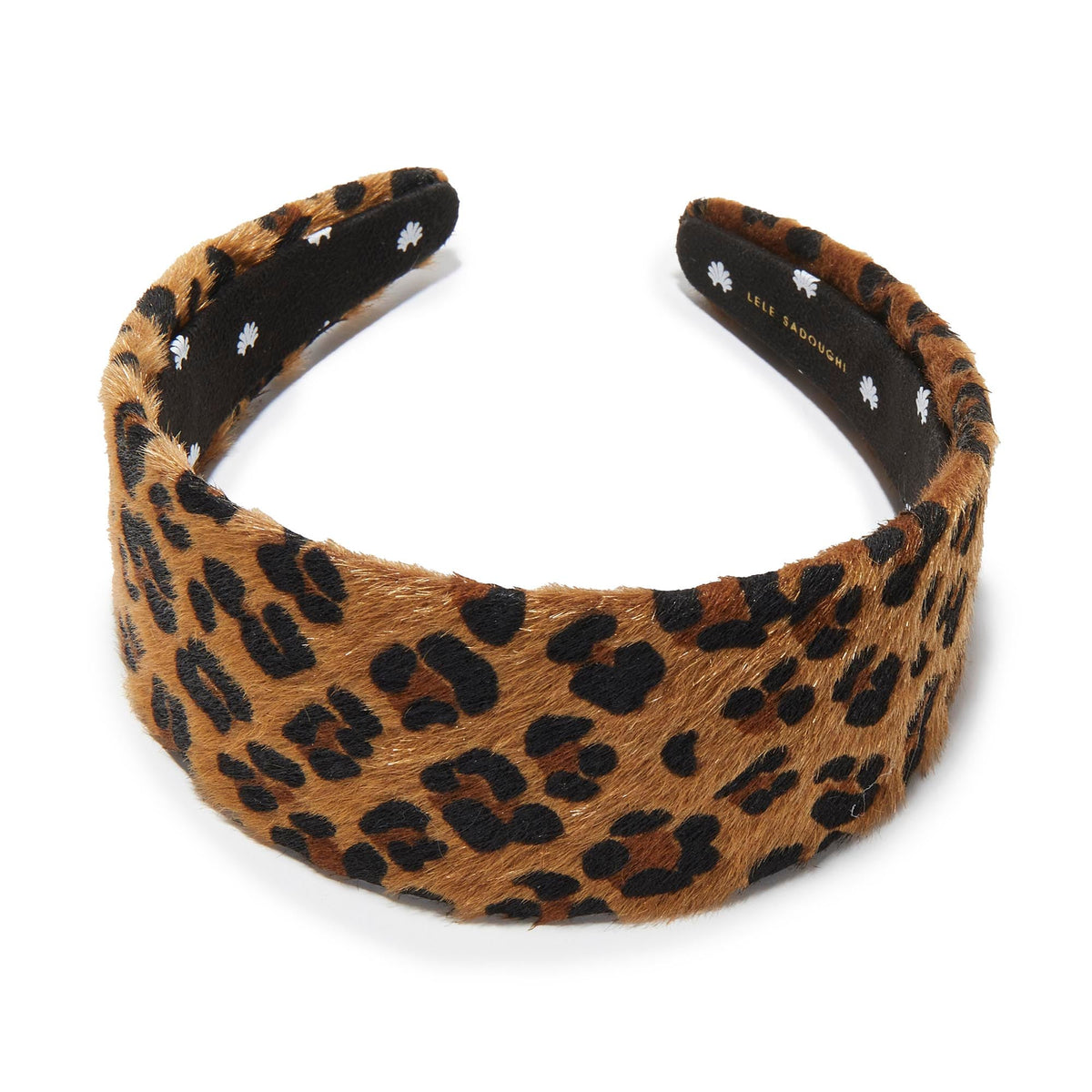 Lele Sadoughi HEADBANDS LEOPARD BRIGITTE FAUX PONYHAIR HEADBAND