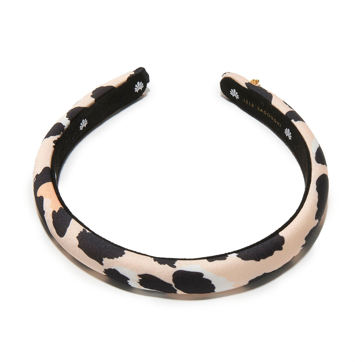 Lele Sadoughi HEADBANDS LEOPARD GIGI SILK HEADBAND