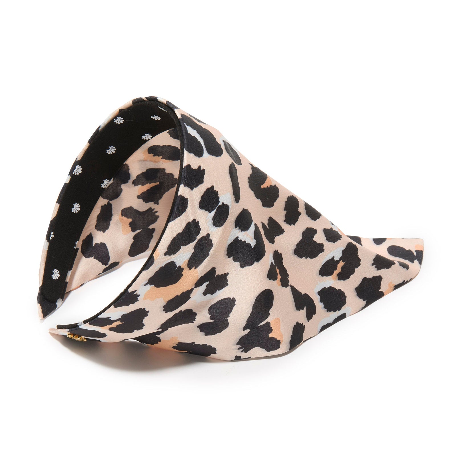 Lele Sadoughi HEADBANDS LEOPARD JACKIE SILKY HANDKERCHIEF HEADBAND