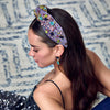 Lele Sadoughi HEADBANDS LIGHT AMETHYST KNOTTED SWAROVSKI HEADBAND