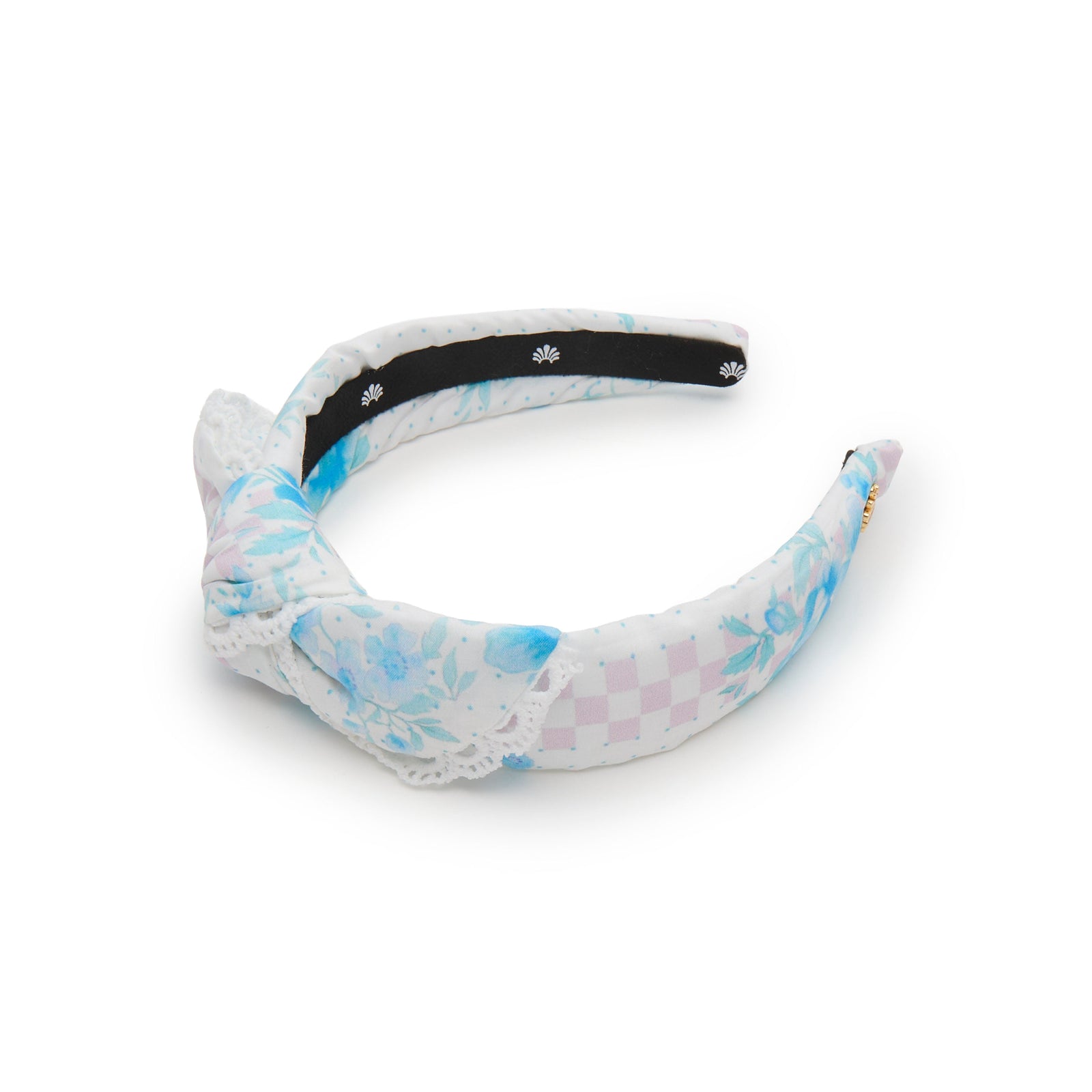 Lele Sadoughi HEADBANDS LITTLE HOUSE ON THE PRAIRIE KIDS VERONICA EYELET TRIM HEADBAND