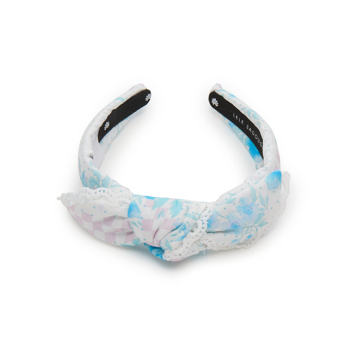 Lele Sadoughi HEADBANDS LITTLE HOUSE ON THE PRAIRIE KIDS VERONICA EYELET TRIM HEADBAND