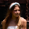 Lele Sadoughi HEADBANDS LITTLE HOUSE ON THE PRAIRIE KIDS VERONICA EYELET TRIM HEADBAND