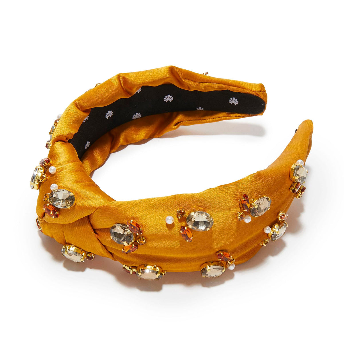 Lele Sadoughi HEADBANDS MAPLE KNOTTED CRYSTAL CLUSTER EMBELLISHED HEADBAND