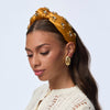 Lele Sadoughi HEADBANDS MAPLE KNOTTED CRYSTAL CLUSTER EMBELLISHED HEADBAND