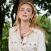 Lele Sadoughi HEADBANDS MARIGOLD JULIET FLORAL SILK HEADBAND