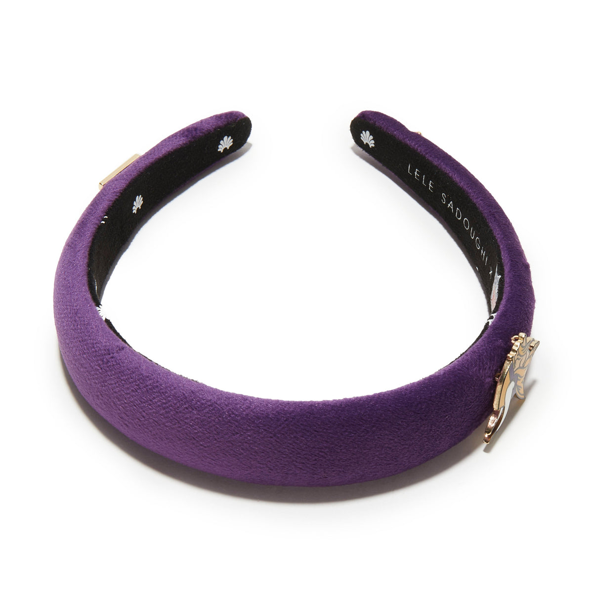 Lele Sadoughi HEADBANDS MINNESOTA VIKINGS LELE X NFL PURPLE CHARLOTTE HEADBAND *PRE-ORDER*